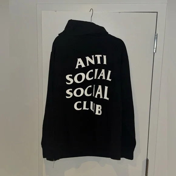 Anti Social Social Club Mind Games Hoodie Black Large